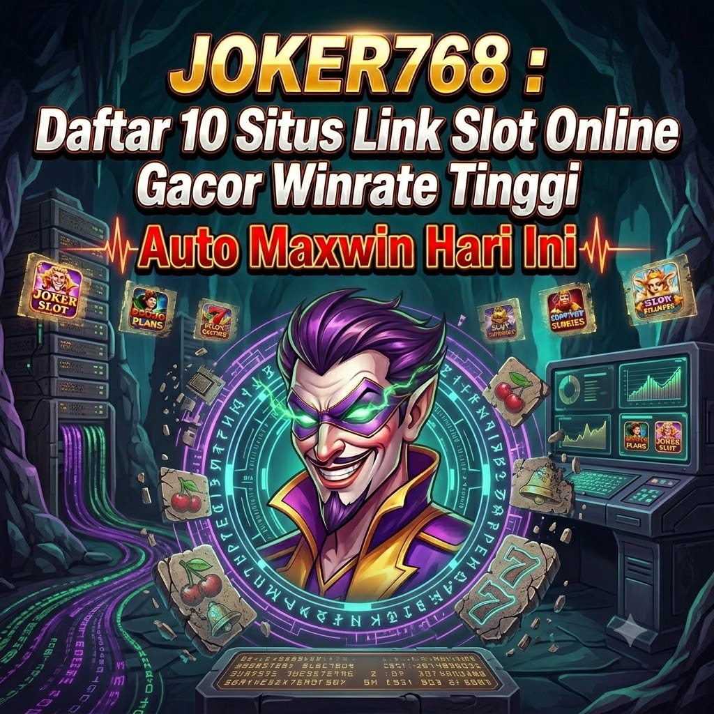 JOKER768 : Daftar 10 Situs Link Slot Onliine Gacor Winrate Tinggi Auto Maxwin Hari Ini